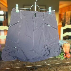 Athleta Purple Cargo Mini Skort